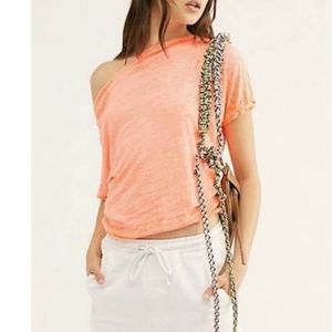 FP Astrid Convertible  Neck Tee Size Medium